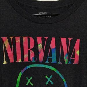 Nirvana Tshirt, Medium, Black, Soft